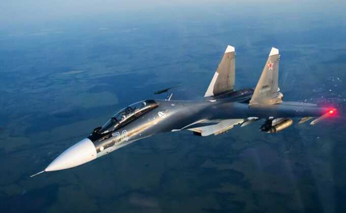 Опубликовано видео подбития российского Су-30 морским дроном